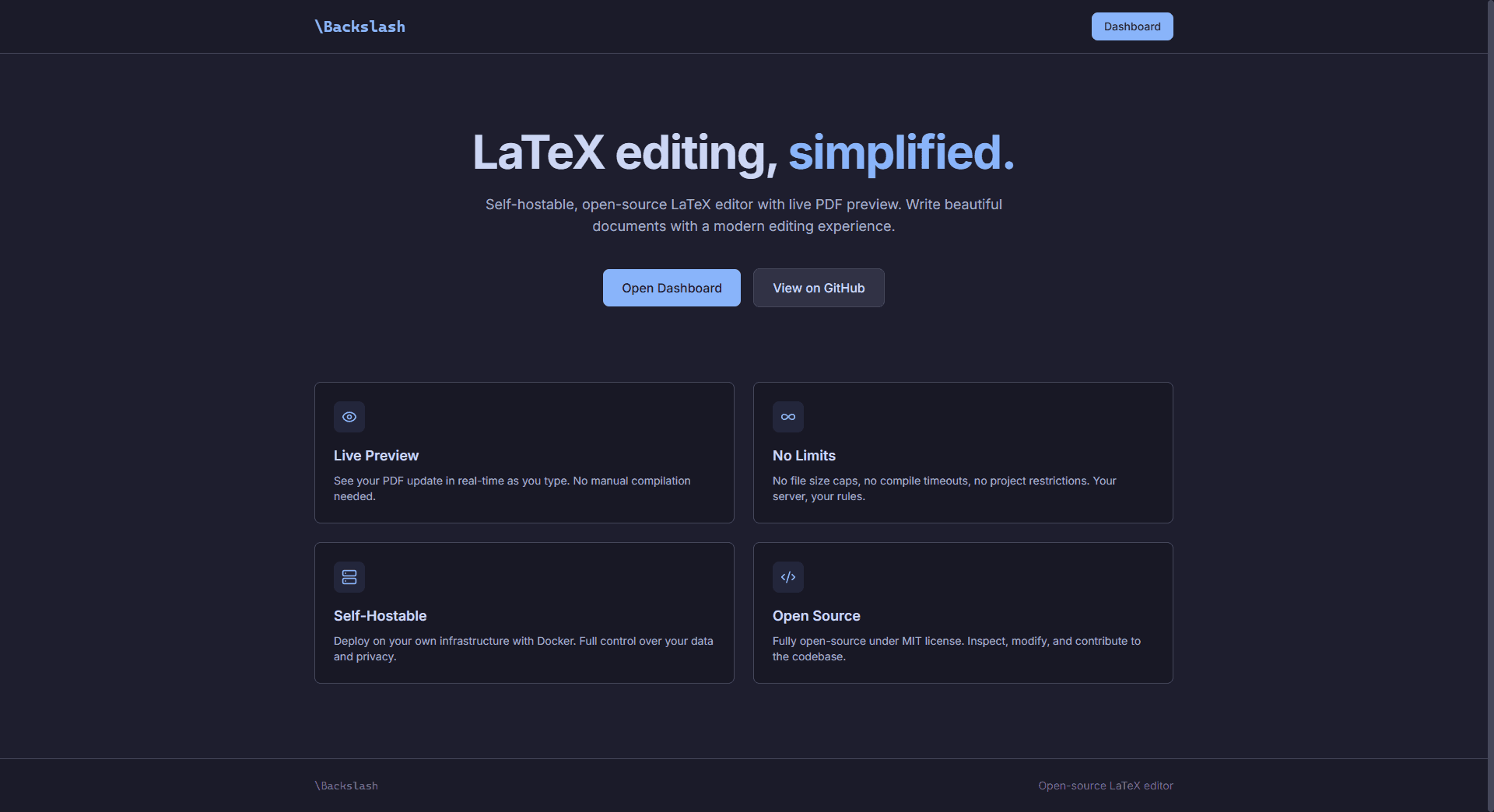 Backslash screenshot 1